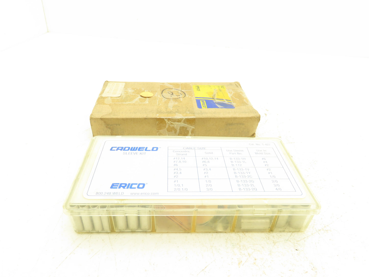 Erico T427 Cadweld Sleeve Kit Complete In Box