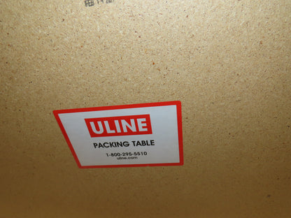 Uline H-1128  48"x 30" Industrial Packing Table Work Bench Composite Wood Top