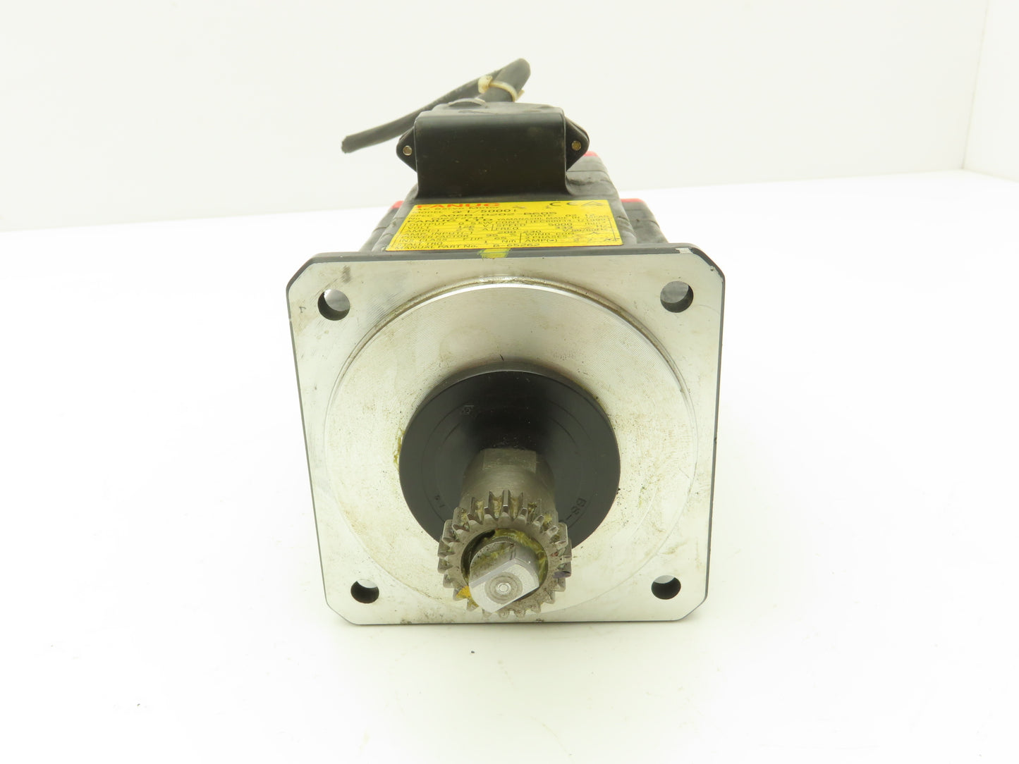 Fanuc AC Servo Motor 5kw 5000 RPM 126V Encoder A860-2014-T301