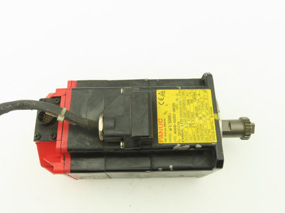 Fanuc AC Servo Motor 5kw 5000 RPM 126V Encoder A860-2014-T301