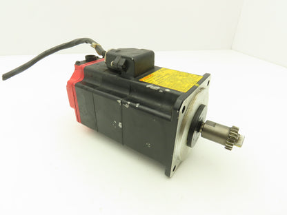Fanuc AC Servo Motor 5kw 5000 RPM 126V Encoder A860-2014-T301