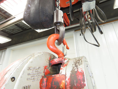 CM Cyclone Model S 1/2 Ton 1000Lb Manual Chain Fall Hand Hoist 8' 6" Lift