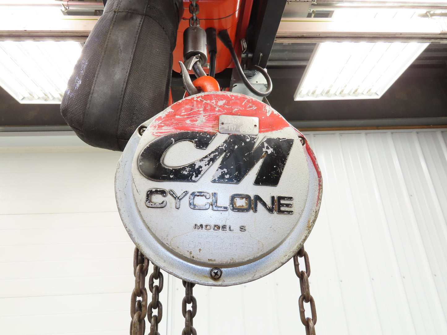 CM Cyclone Model S 1/2 Ton 1000Lb Manual Chain Fall Hand Hoist 8' 6" Lift