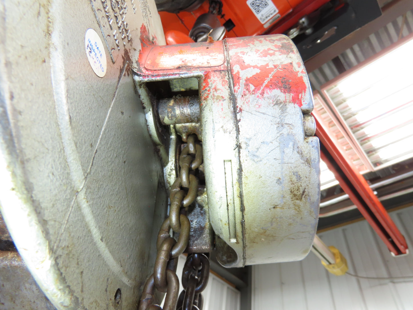 CM Cyclone Model S 1/2 Ton 1000Lb Manual Chain Fall Hand Hoist 8' 6" Lift