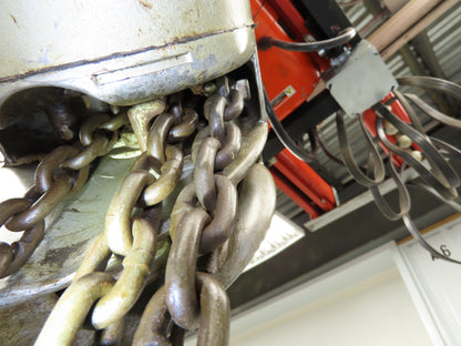 CM Cyclone Model S 1/2 Ton 1000Lb Manual Chain Fall Hand Hoist 8' 6" Lift