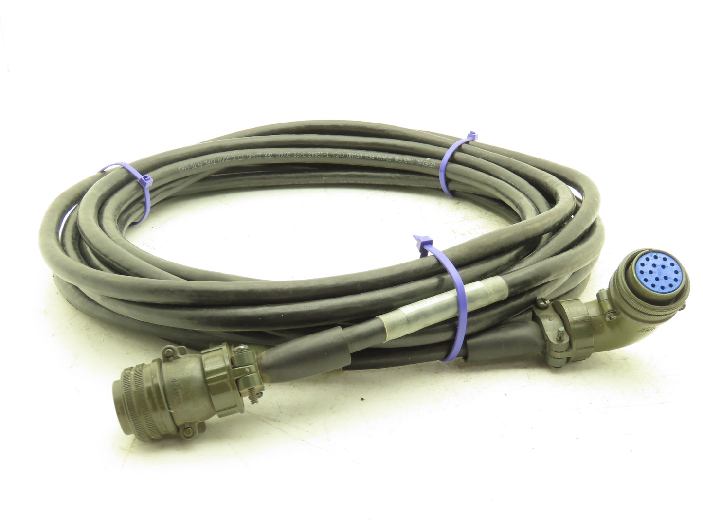 Fanuc WE4875-303 Pulse Arm Cable Rev A Empir 32' Cable W Ends Has Nick in Casing