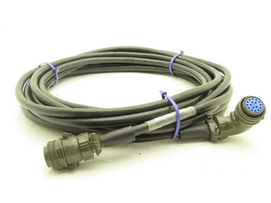 Fanuc WE4875-303 Pulse Arm Cable Rev A Empir 32' Cable W Ends Has Nick in Casing