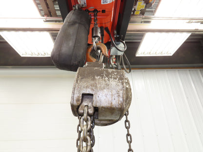 Coffing Superoid 2 Ton 4000Lb Manual Chain Fall Hand Hoist 11' 6" Lift