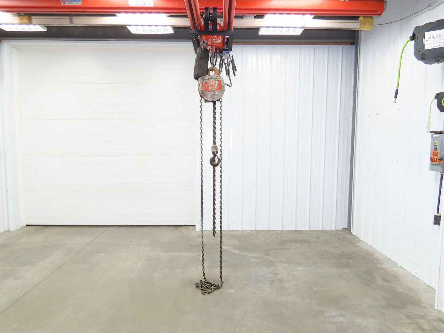 Coffing Superoid 2 Ton 4000Lb Manual Chain Fall Hand Hoist 11' 6" Lift