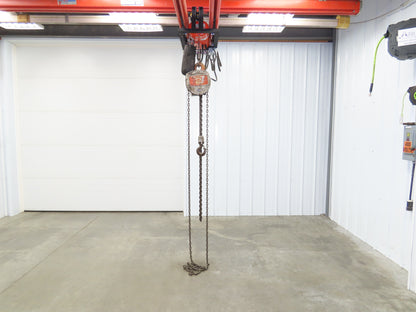 Coffing Superoid 2 Ton 4000Lb Manual Chain Fall Hand Hoist 11' 6" Lift