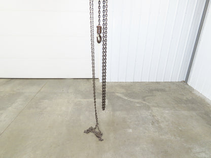 Coffing Superoid 2 Ton 4000Lb Manual Chain Fall Hand Hoist 12' 9" Lift