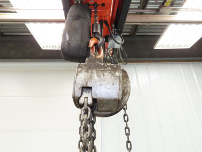 Coffing Superoid 2 Ton 4000Lb Manual Chain Fall Hand Hoist 12' 9" Lift