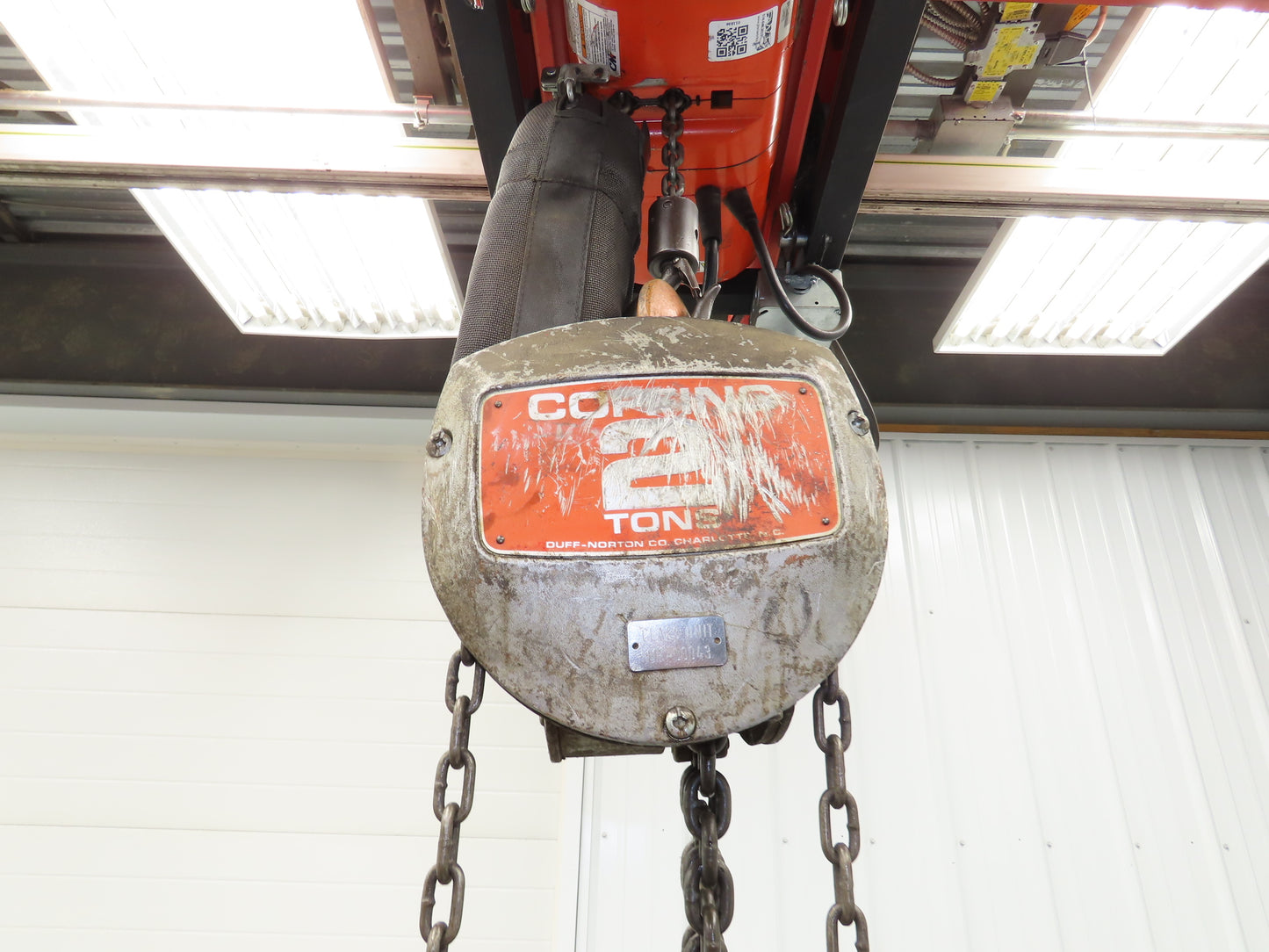 Coffing Superoid 2 Ton 4000Lb Manual Chain Fall Hand Hoist 12' 9" Lift
