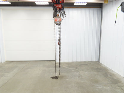 Coffing Superoid 2 Ton 4000Lb Manual Chain Fall Hand Hoist 12' 9" Lift