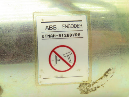 Yaskawa AC Servo Motor 154W 3000rpm 2.1 Amp w/Encoder UTMAH-B12BDYR6