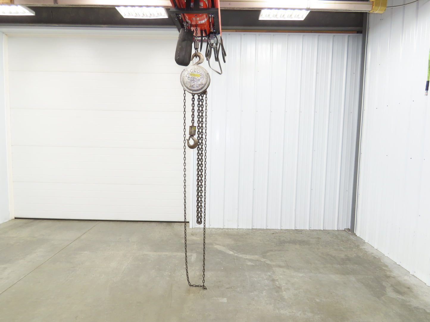 CM Cyclone Model S 2 Ton 4000Lb Manual Chain Fall Hand Hoist 10' Lift