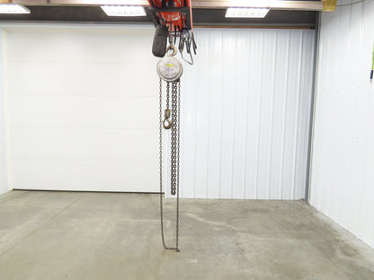 CM Cyclone Model S 2 Ton 4000Lb Manual Chain Fall Hand Hoist 10' Lift