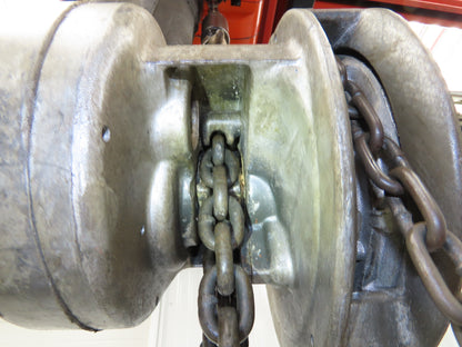 CM Cyclone Model S 2 Ton 4000Lb Manual Chain Fall Hand Hoist 10' Lift