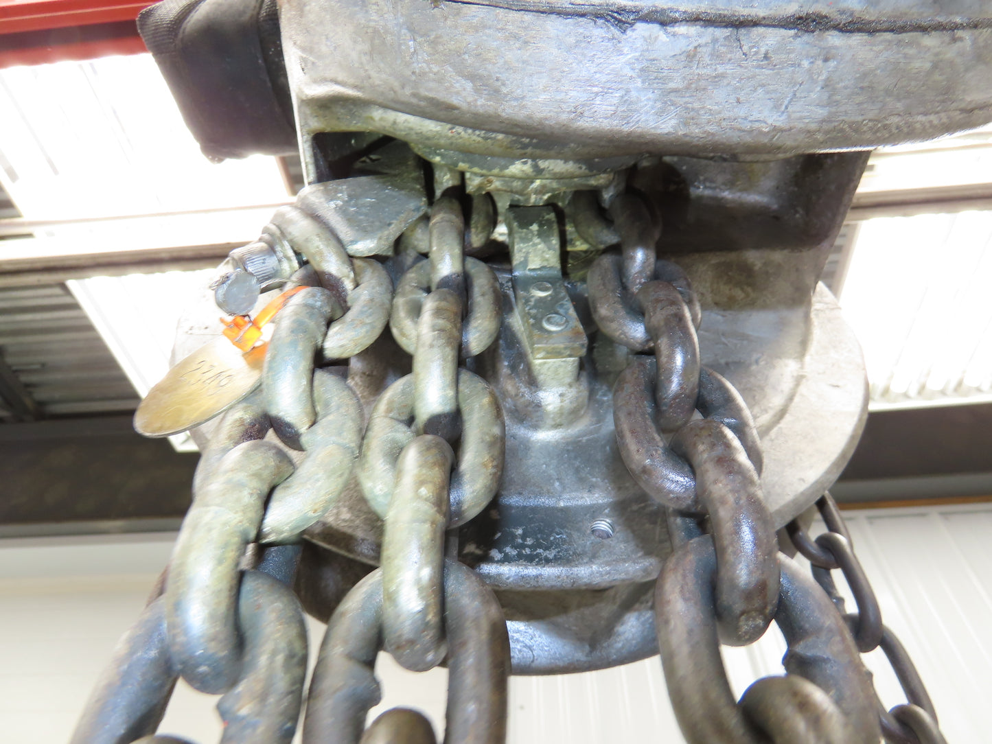 CM Cyclone Model S 2 Ton 4000Lb Manual Chain Fall Hand Hoist 10' Lift