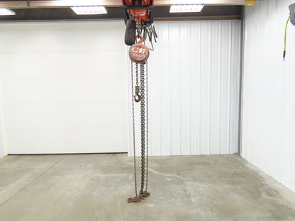 CM Cyclone 1-1/2 Ton 3000Lb Manual Chain Fall Hand Hoist 16' Lift