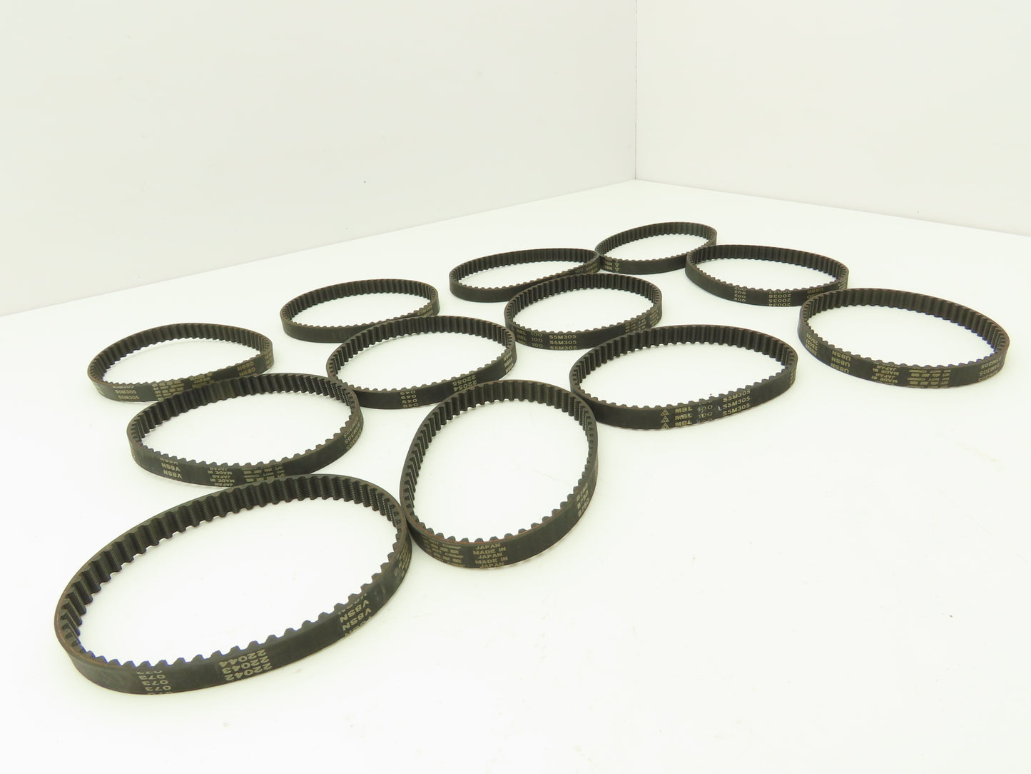 MBL S5M305 Rubber Synchronous Timing Belt 10mm x 305mm Lot of 12