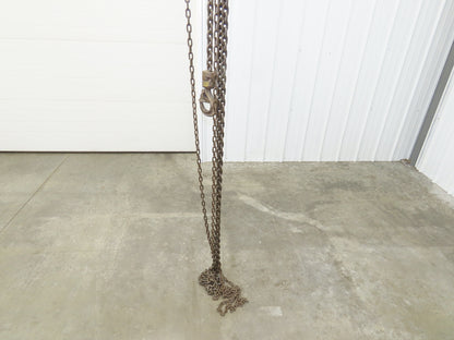 CM Cyclone Series 646 1-1/2 Ton 3000Lb Manual Chain Fall Hand Hoist 20' Lift