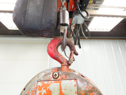 CM Cyclone Series 646 1-1/2 Ton 3000Lb Manual Chain Fall Hand Hoist 8' 6" Lift