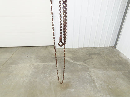 CM Cyclone Series 646 1-1/2 Ton 3000Lb Manual Chain Fall Hand Hoist 8' 6" Lift