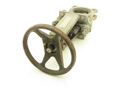 DeZurik 9258994 3" Knife Gate Valve 316 SS Rising Stem Fig. KGS Riser SS