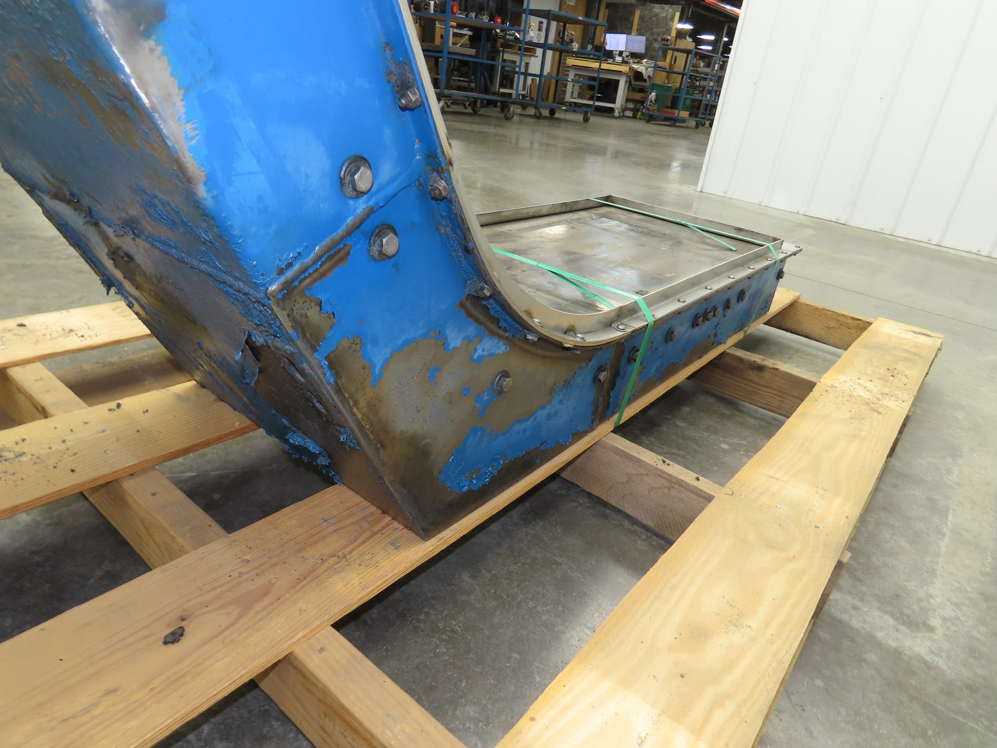 Puritan 16"W x 68"L Magnetic Belt-Free Incline Chip Conveyor 230/460V 3PH