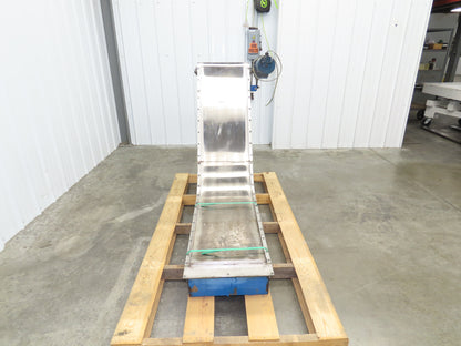 Puritan 16"W x 68"L Magnetic Belt-Free Incline Chip Conveyor 230/460V 3PH