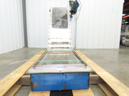 Puritan 16"W x 68"L Magnetic Belt-Free Incline Chip Conveyor 230/460V 3PH