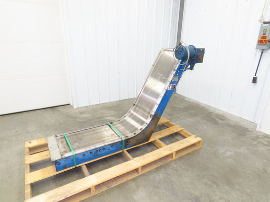 Puritan 16"W x 68"L Magnetic Belt-Free Incline Chip Conveyor 230/460V 3PH