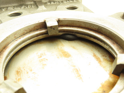 Velan L12-0320B-13BL  4" Stainless Knife Gate Valve 316SS Rising Stem Lug Style