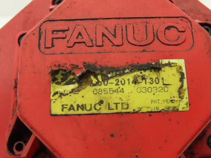 Fanuc AC Servo Motor 1.4kw 3PH 4000 RPM 138V Encoder A860-2014-T301