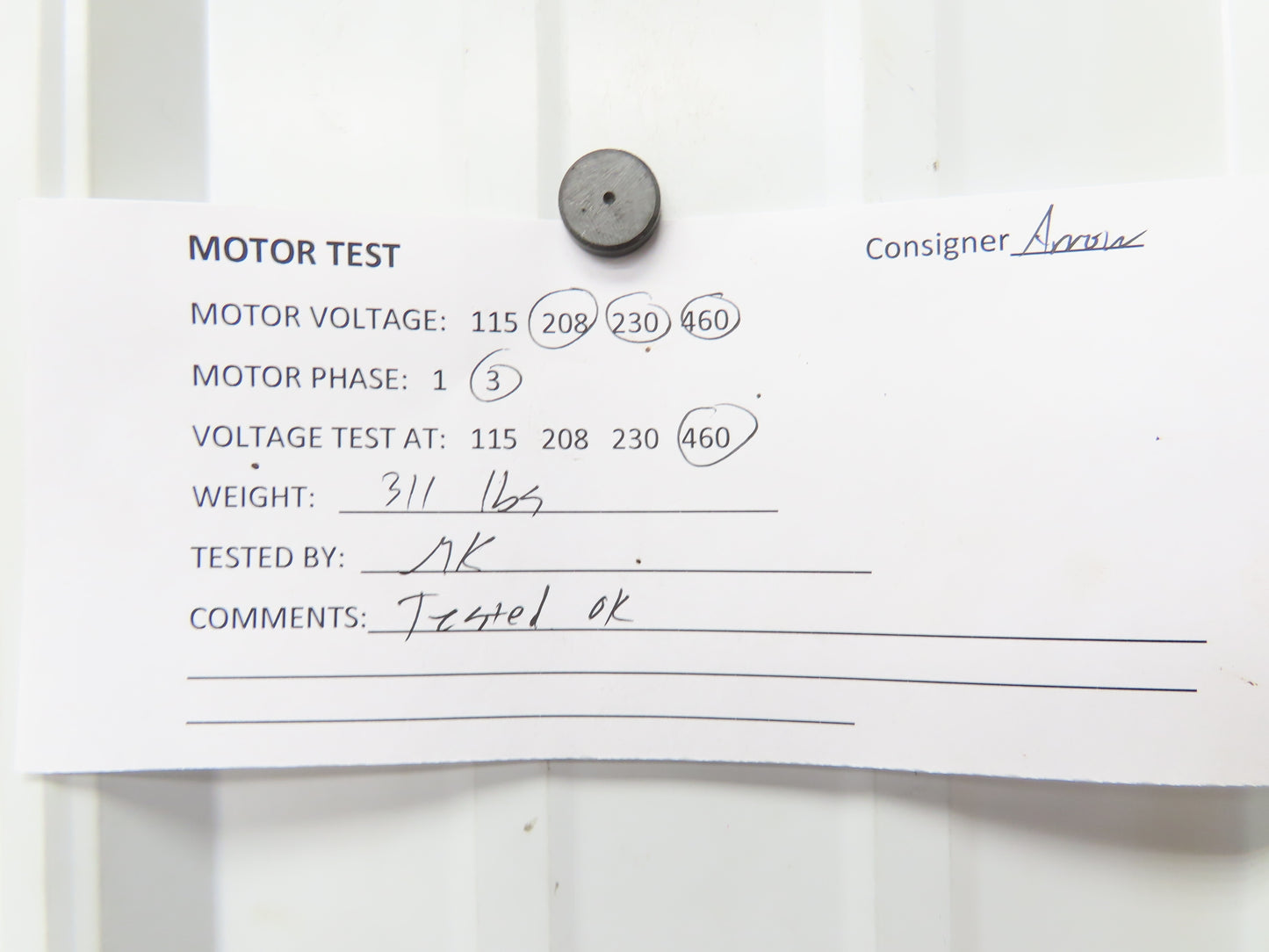 Puritan 16"W x 68"L Magnetic Belt-Free Incline Chip Conveyor .5Hp 230/460V 3PH