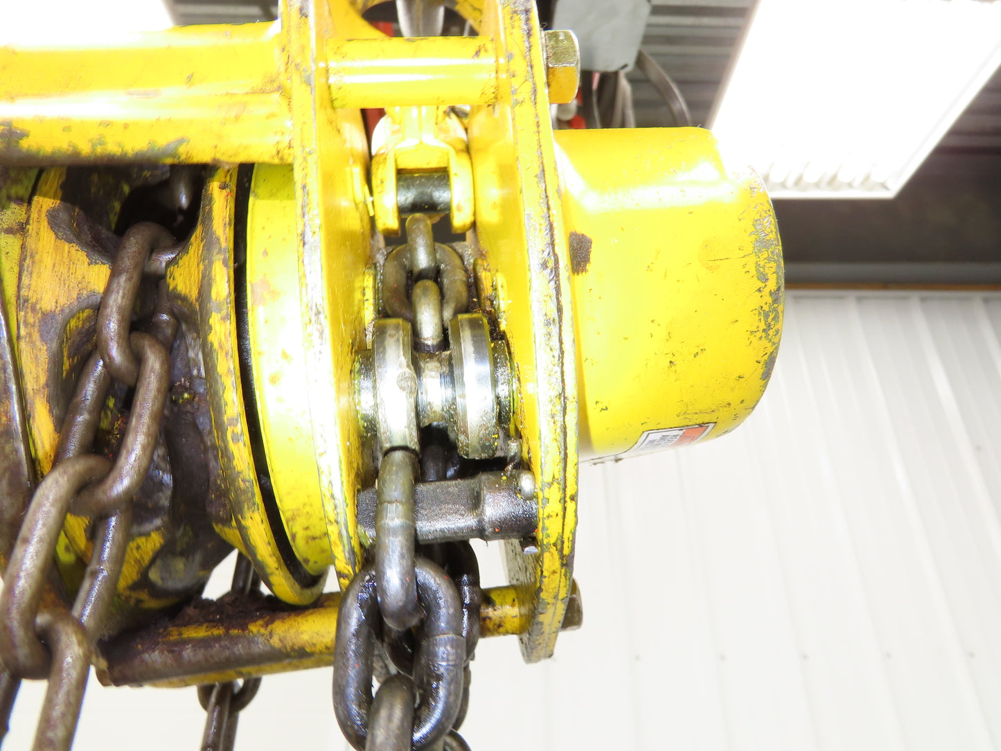 Yale BS 5 1 Ton 2000Lb Manual Chain Fall Hand Hoist 10' Lift