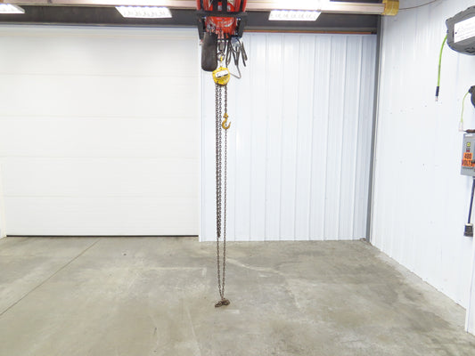 Yale BS 5 1 Ton 2000Lb Manual Chain Fall Hand Hoist 10' Lift