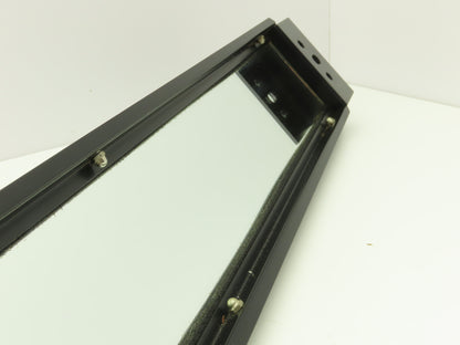 Mirror 3-1/2" x 28" Angle Bracket Swivel Mount Metal Enclosed