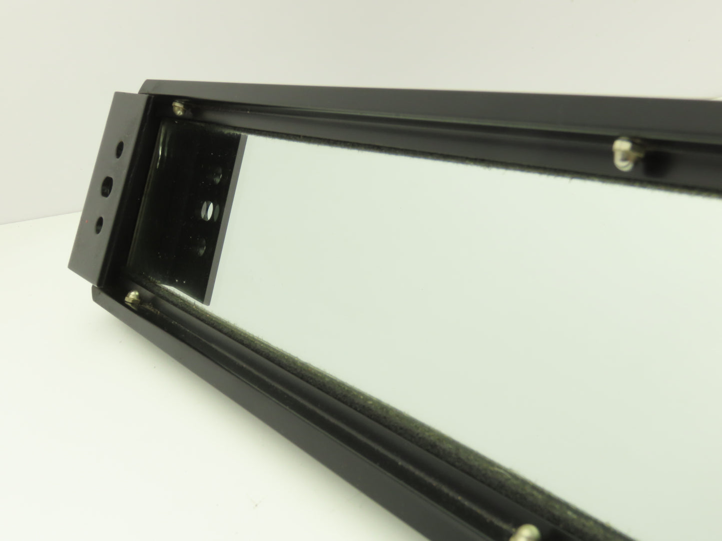 Mirror 3-1/2" x 28" Angle Bracket Swivel Mount Metal Enclosed