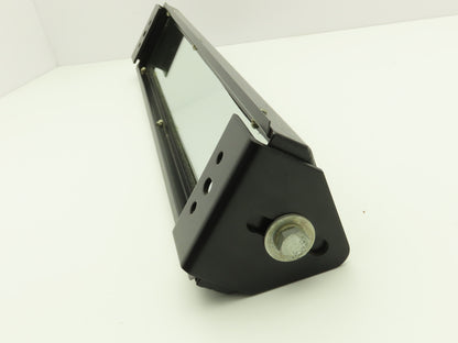 Mirror 3-1/2" x 28" Angle Bracket Swivel Mount Metal Enclosed