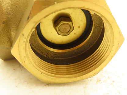 Angle Valve 2" NPT Female Threads Brass