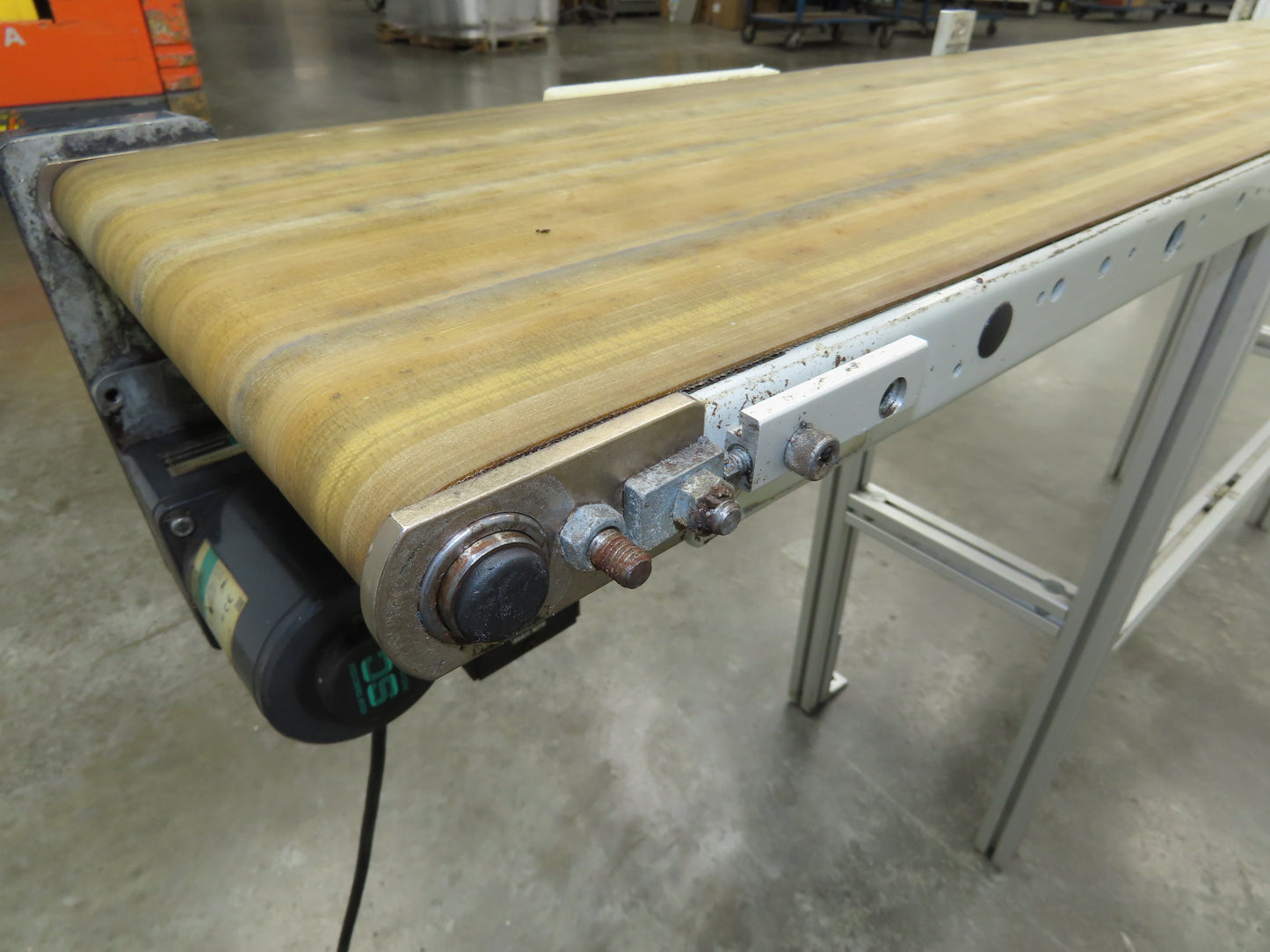 QC Industries 12"x 72" Belt Conveyor 120V Variable Speed Belt Drive 0-13FPM