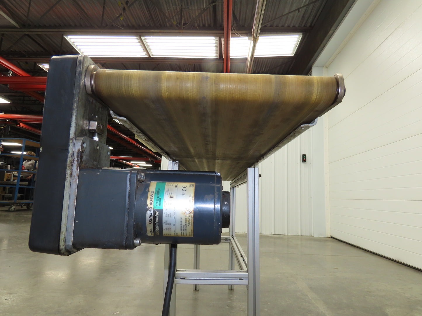 QC Industries 12"x 72" Belt Conveyor 120V Variable Speed Belt Drive 0-13FPM