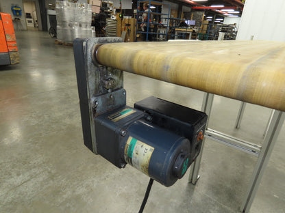 QC Industries 12"x 72" Belt Conveyor 120V Variable Speed Belt Drive 0-13FPM