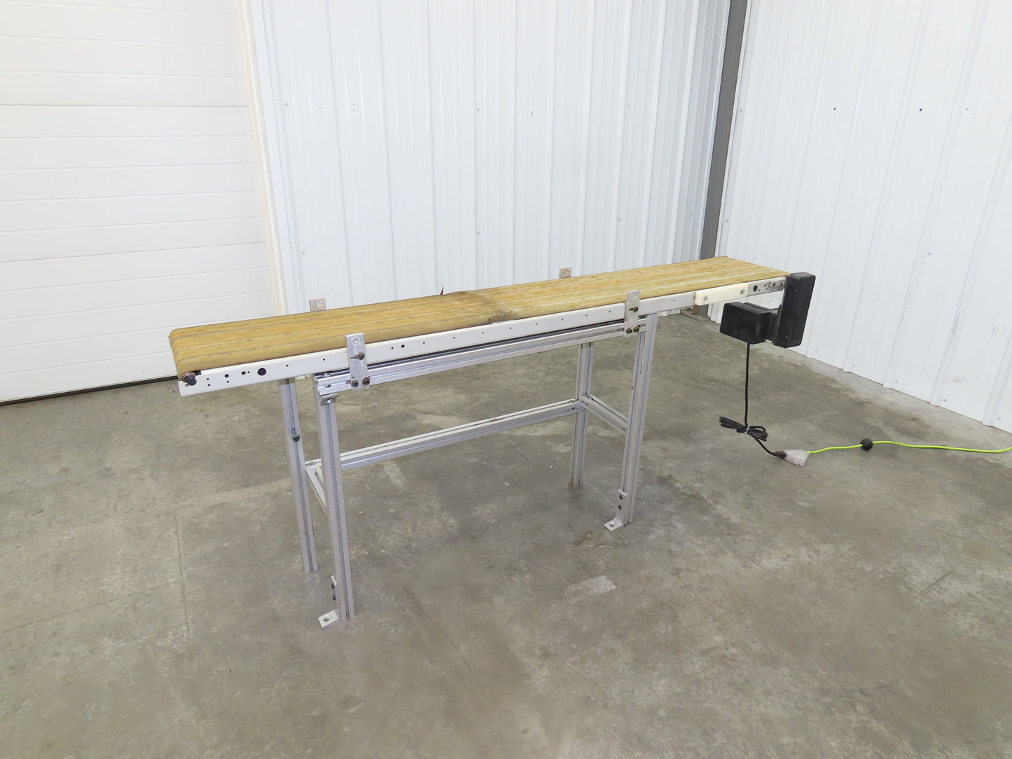 QC Industries 12"x 72" Belt Conveyor 120V Variable Speed Belt Drive 0-13FPM