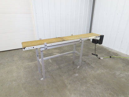 QC Industries 12"x 72" Belt Conveyor 120V Variable Speed Belt Drive 0-13FPM