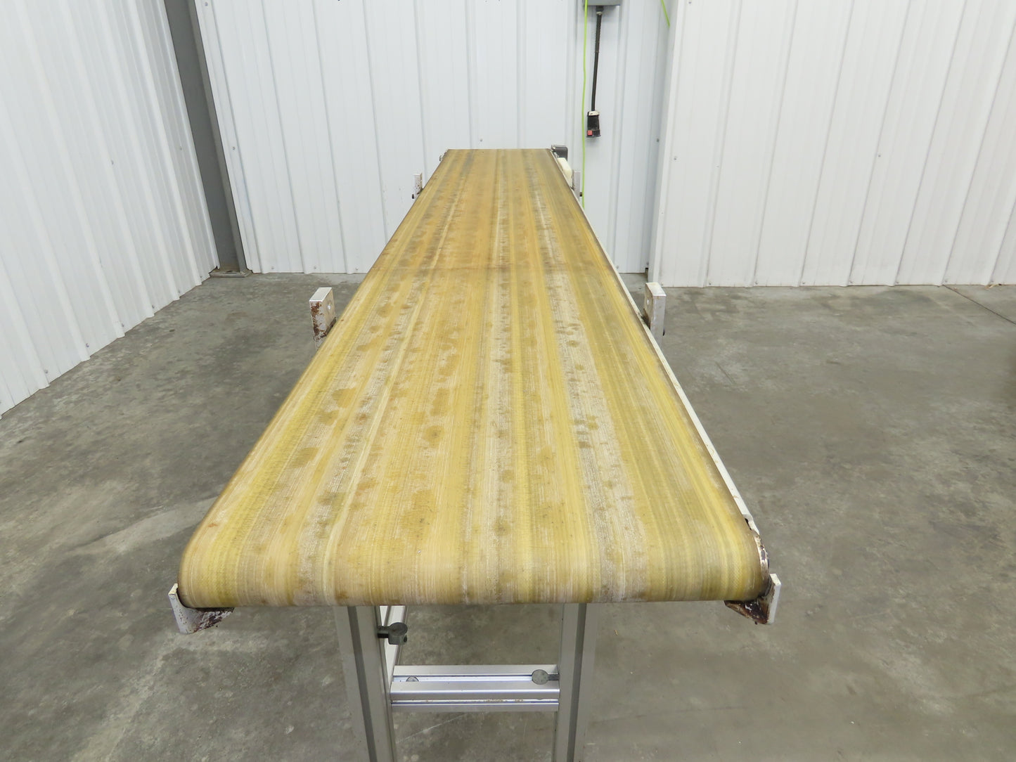 QC Industries 12"x 72" Belt Conveyor 120V Variable Speed Belt Drive 0-13FPM