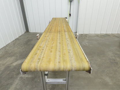 QC Industries 12"x 72" Belt Conveyor 120V Variable Speed Belt Drive 0-13FPM