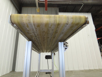 QC Industries 12"x 72" Belt Conveyor 120V Variable Speed Belt Drive 0-13FPM